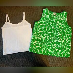 2Tops!!! Jcrew sleeveless top bundle. 2 for the price of 1! Size S